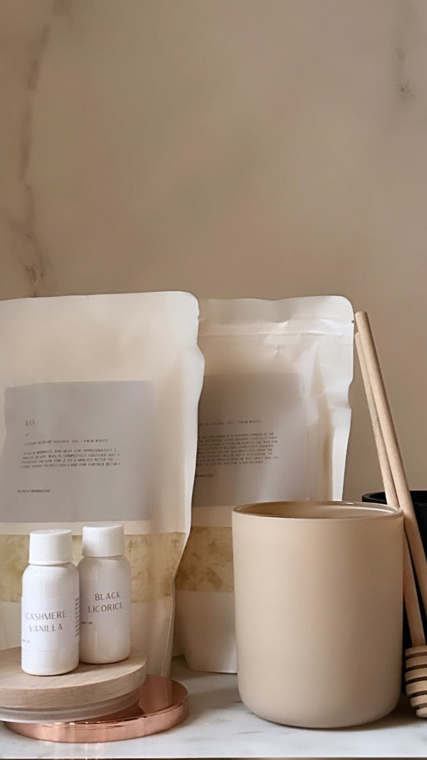 DATE NIGHT CANDLE MAKING  KIT - 50% off Applied at Checkout
